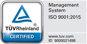 ISO 9001:2015 Certification by TÜV Rheinland